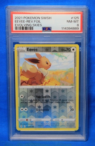 Eevee graded PSA 8 for sale on eBay