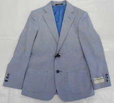 Boys T.O. Blue, Green  White Patch Pocket Blazer Slim Sizes 8 - 20