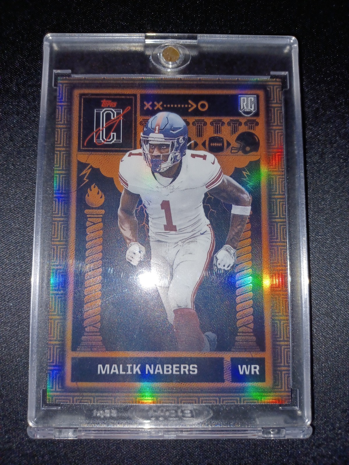 2024 Topps Signature Class Malik Nabers Odyssey Case Hit SSP RC