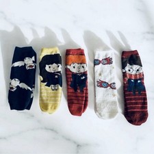 5 Pairs Harry Potter Women  s Socks 7-9