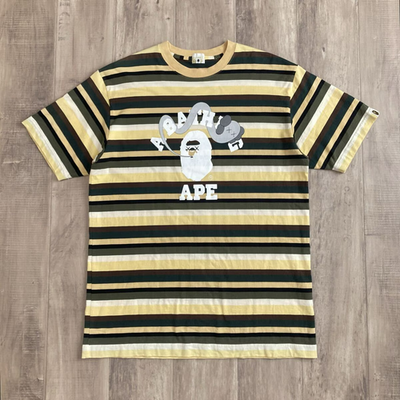 BAPE × KAWS Bendy College Logo T-Shirt a bathing ape NIGO Size L