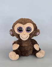 Ty Beanie Boos - COCONUT the Monkey 9 Inch 2010 Big Eyes