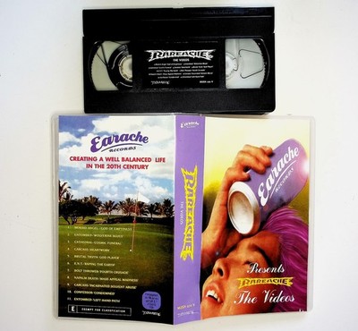 Rareache - The Videos - VHS Earache (1994)