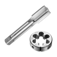 2-Teiliges Gewindebohrer- Und Schneideisen-Set, Metrisch M22 X 1,5 Zur Reparatur
