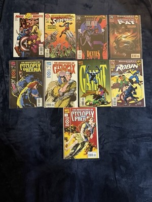 DC, MARVEL, Avengers Comics Bundle, Superboy, Batman, Robin 