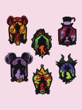 Prendedor Loungefly Disney Villain Silhouette caja ciega esmalte - Juego completo 6