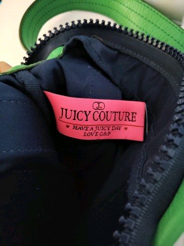 Juicy Couture Y2K VTG Her Majesty Small Handbag Adventures of G&P Blue/Green - Picture 13 of 16