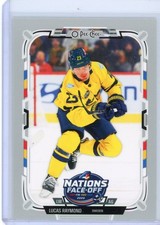 2025-26 O-Pee-Chee Lucas Raymond 4 Nations Face-Off SP Team Sweeden