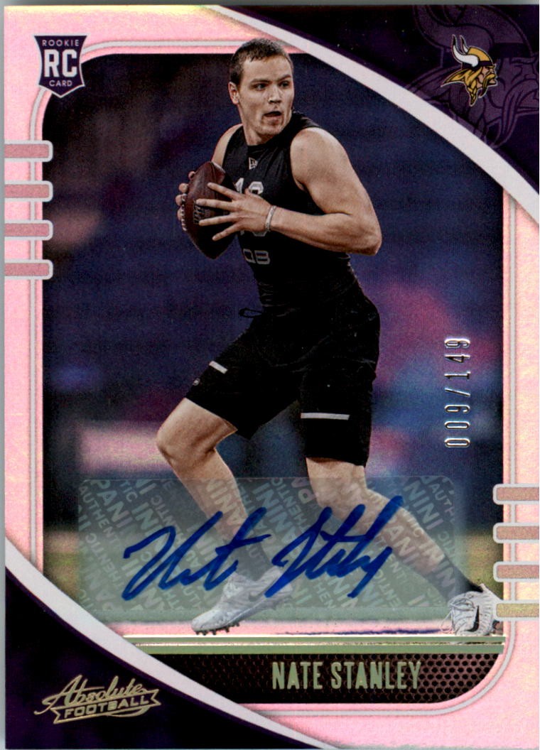 Nate Stanley Panini Absolute #182 Signature-Spectrum