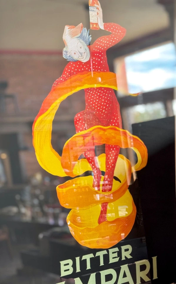 Vintage Bitter Campari Framed Poster Leonetto Cappiello Reproduction Framed - Image 2 of 4