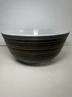 VTG Pyrex Mixing Bowl 403 MCM 2.5 Quart Terra Brown Stripe USA 1964-1965