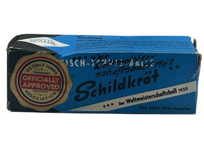Vtg 1960s Tortoise /Schildkrot Table Tennis Balls Officially Approved 2 Balls
