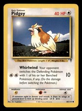 pidgey pokemon card value 162/197 Price 2026 attack (20) If the Defending Pokmon tries to attack during your opponents next turn Pidgey [Reverse Holo] #16 Prices