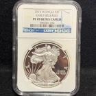 2015-W Silver American Eagle Proof $1 Coin NGC PF70 Ultra Cameo Early Releases