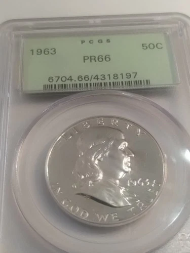 1963 P PCGS PF66 Franklin Half Dollar 50¢