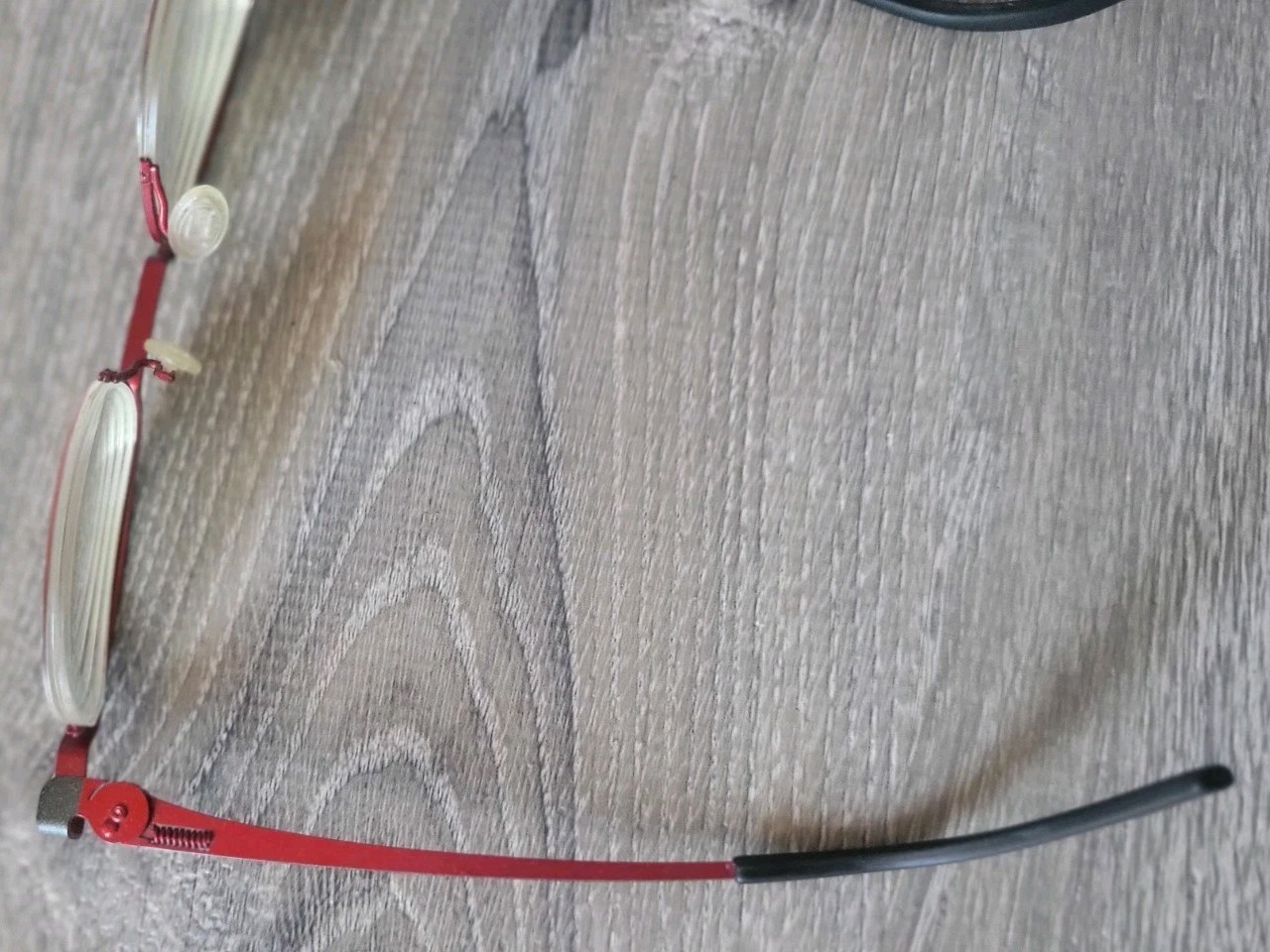 Theo Belgium Puree Vintage Nylor Panto Frame Semi Rimless Red 283 *Frame Only*