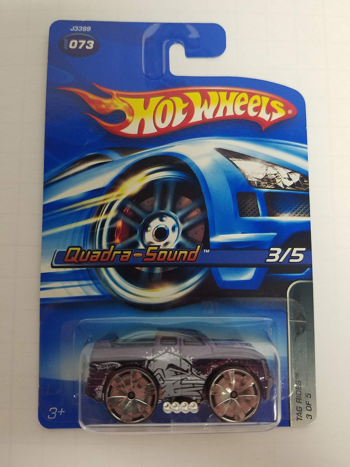 Quadra-Sound Tag Rides 3/5 No 073 Hot Wheels 2006 1/64 Scale Diecast Car Toy