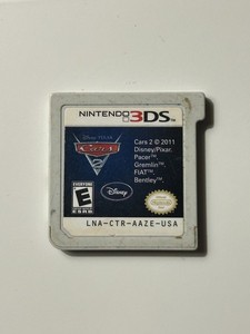Cars 2 Nintendo 3DS Video Game Cartridge Only Disney Pixar USA Region ESRB E