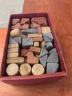 Antique RICHTER'S ANCHOR STONE Building Blocks ~ Set No. O Broken Box — photo 1