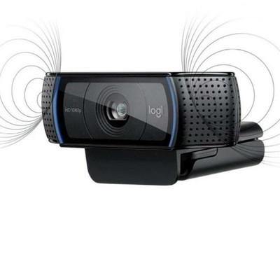 Webcam Logitech C920 HD Pro Full HD 1080 p 30 fps Schwarz