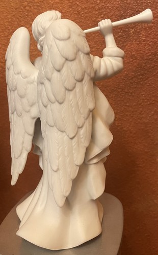 Vtg 1992 Avon 7” GABRIEL Porcelain Figurine White NATIVITY COLLECTIBLES NWOB - Picture 10 of 23