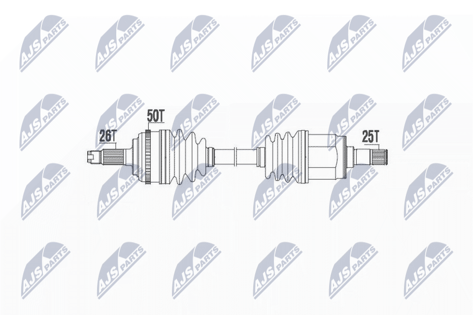NTY NPW-HD-031 Drive Shaft for HONDA - Image 10