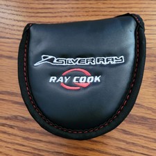 Ray Cook Silver Ray Golf Club Head Cover Black With Red Stitching - 5 Inch