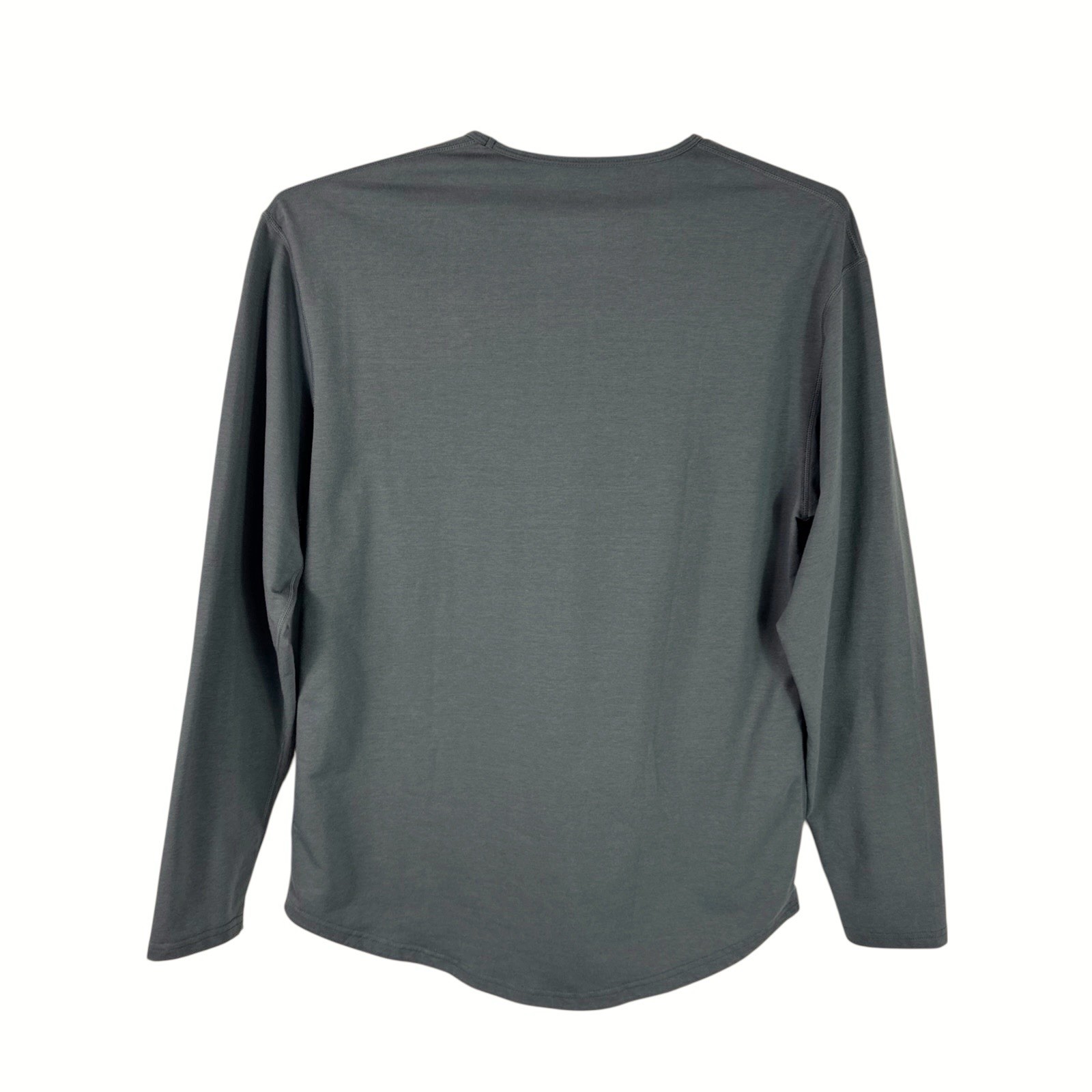 BYLT Mens L Drop Cup Long Sleeve Tee Shirt Green EUC