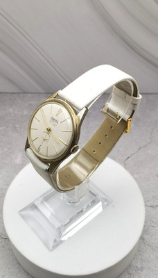 Vintage Omnia De Luxe Swiss Made Handaufzug Herren Armbanduhr in guter Erhaltung