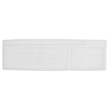 Clear White Silicone Keybord Film Protector for Desktop Computer