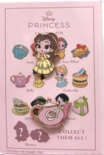 PALM Disney Pink ala Mode Princess Royal Treats Mini Micro Belle BATB Pin Set