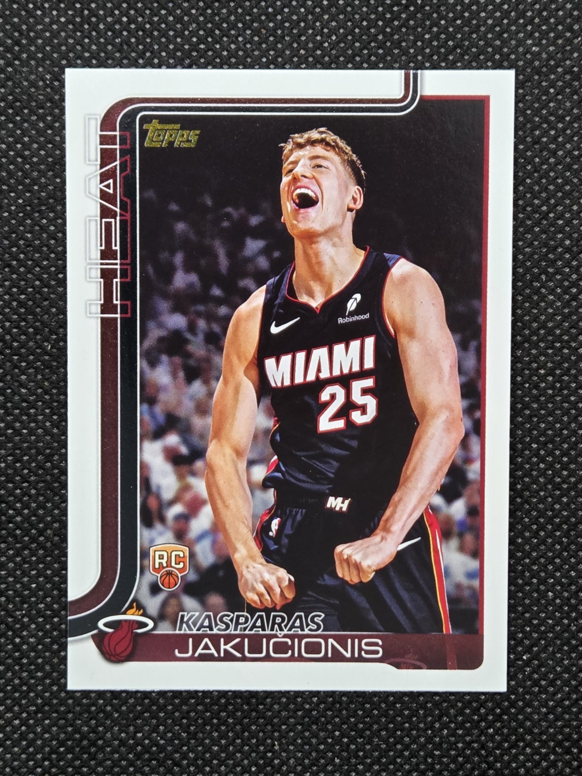 2025-26 Topps Basketball #220 KASPARAS JAKUCIONIS Rookie RC Golden Mirror SSP