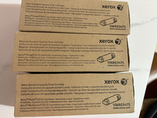 Xerox Genuine Toner Set of 3 Yellow, Cyan, Magenta forr 65XX Series