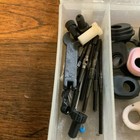 Vintage 1/12 Scale RC Pan Car Large Parts Lot, Springs, Steering Dampers… — photo 9