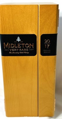 Midleton Very Rare 2017 Vintage Release Wooden Whiskey Bottle Display - Box Only