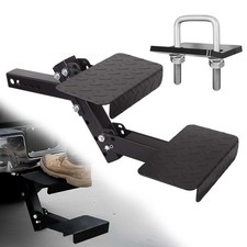 12 Folding Trailer Hitch Step 2-step Heavy Duty 2 Receiver Mount Tow 73