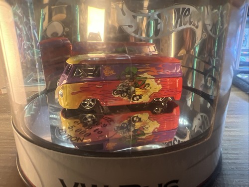 Hot Wheels-LIMITED Peterson Museum VW bus Oil Can-Ed Roth Rat Fink RARE ...