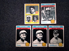 1973 Topps #1 Babe Ruth Willie Mays Hank Aaron Cobb Johnson Baseball Lot 5 Nice