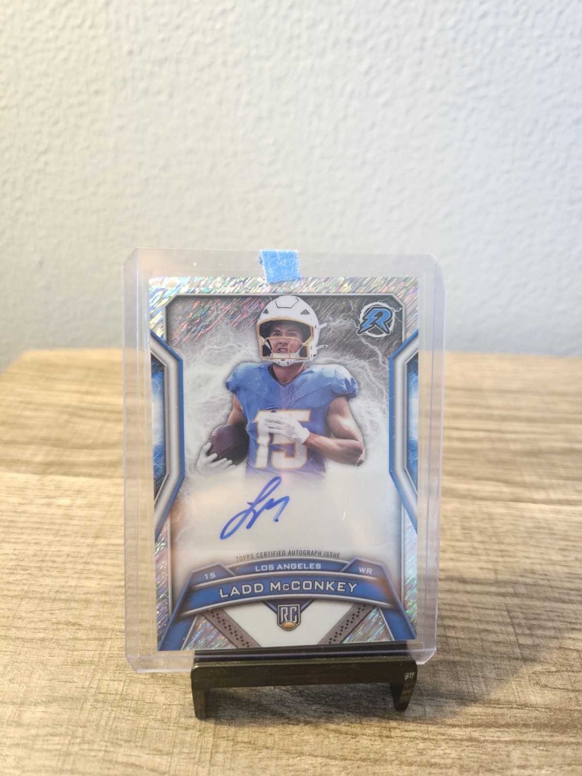 2024 Topps Resurgence - Resurgence Rookie Signatures Ladd McConkey Silver Static