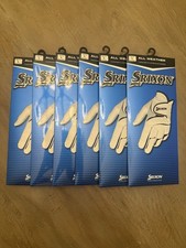 Srixon Golf Gloves MENS LARGE REG RIGHT Hand All Weather Set Of 6 NEW
