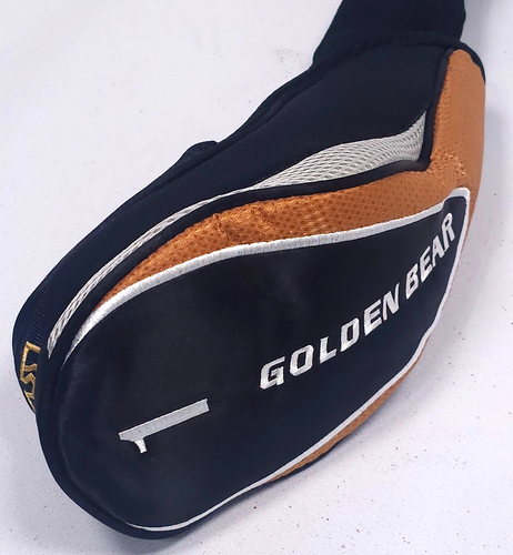 Jack Nicklaus Golden Bear Driver 1 couvre-chef club bois noir or brodé - Photo 2/12