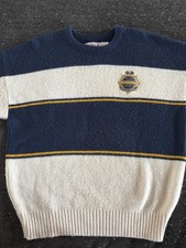 Vintage 1984 Cliff Engle Michigan Wolverines Sweater Made in USA Large