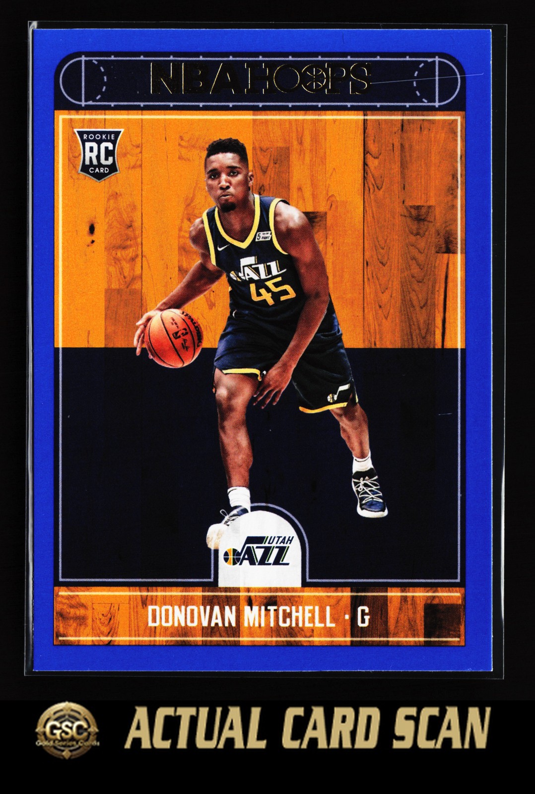 2017-18 Hoops Donovan Mitchell #263 Blue Utah Jazz