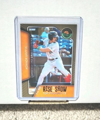 2026 Konnor Griffin Gold Greensboro Grasshoppers #d 1/100   Rise To The Show Rc