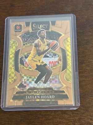 2025-26 Panini Prizm Euroleague Basketball Jaylen Hoard Bronze Checker #10/49