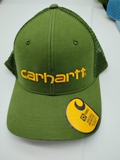 New Carhartt Hat Green Cap Classic Embroidered Chore
