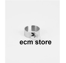 ZAG BIJOUX Bague Solaria acier T54 argenté art moderne /EBWJ