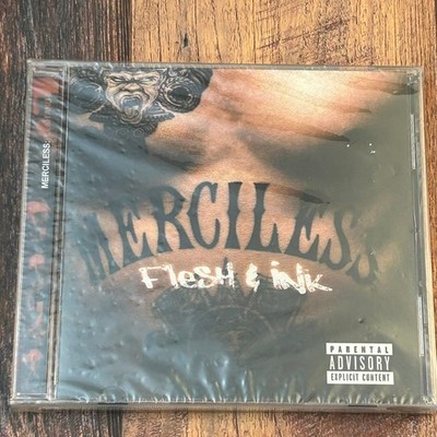Merciless   Flesh & Ink CD 2004 Hip Hop Rap Big Gun Records Explicit Sealed