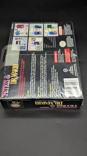 Nintendo SNES Tetris & Dr. Mario Super - New in SEALED Box ! - Picture 6 of 10