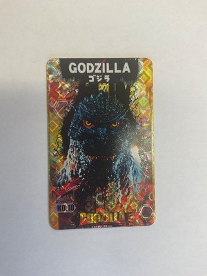 Round1 Godzilla Card Rare Toho # 10 Kaiju Drop 1st Edition Arcade